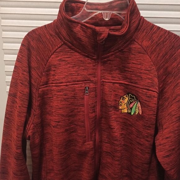 Chicago Blackhawks full zip up sweatshirt jacket - Picture 3 of 12